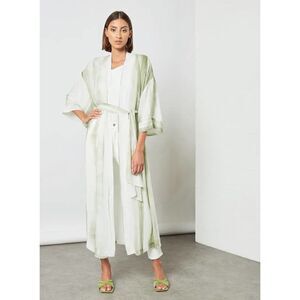 Mango Pastel Green Kimono Dress New